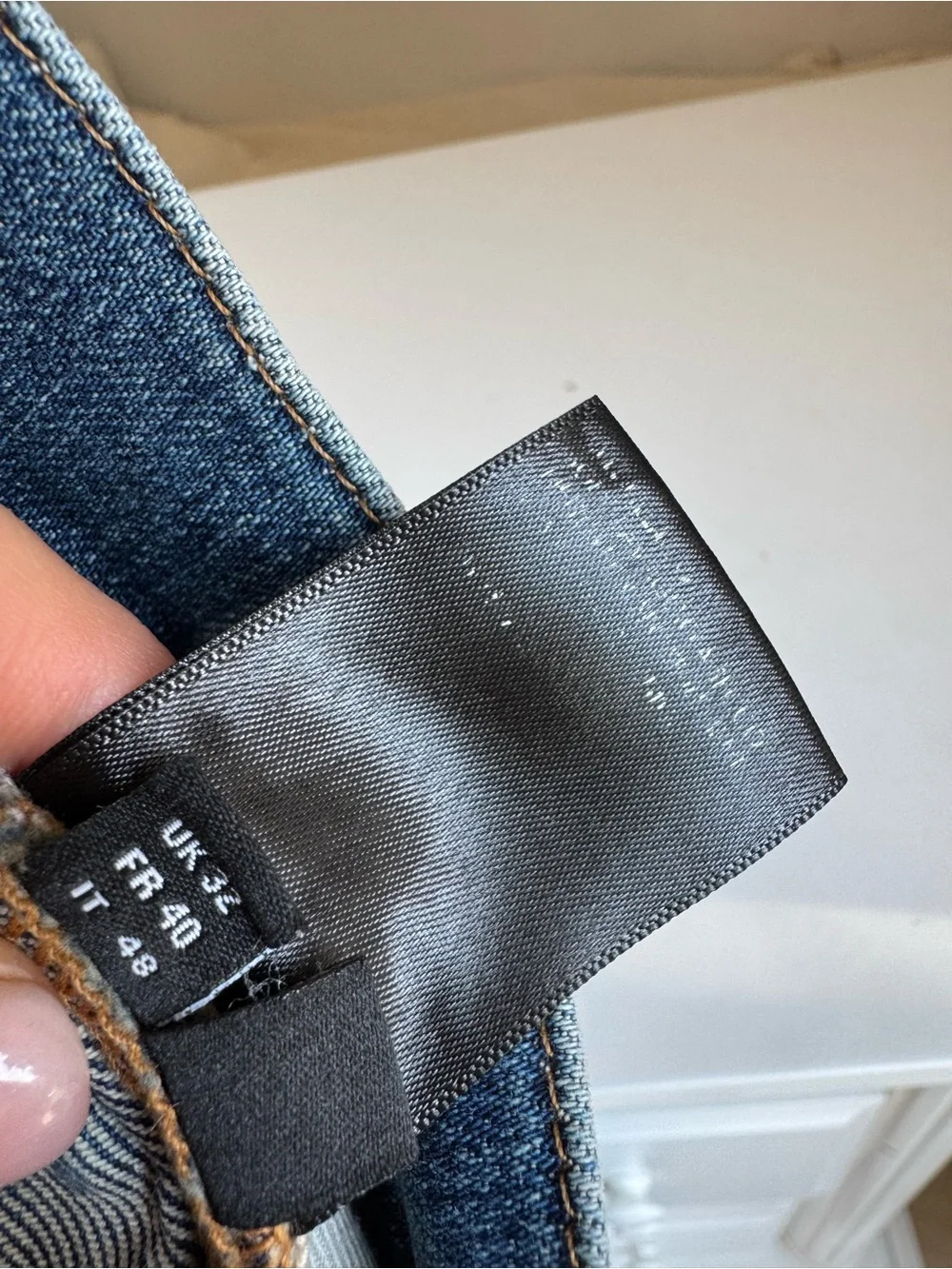 AMIRI Indigo Night Palm Thrasher Jeans Size 32